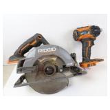 Rigid 7 1/4" Cordless Circular Saw R8652  &