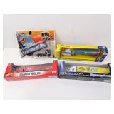 Lot of 4 Die Cast Truck & Trailers in Box -