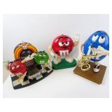 Lot of 3 M&M Candy Character Dispensers