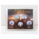 Lighthouse Painted State Quarter Collection in