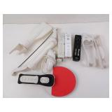 Lot of Nintendo Wii Remotes & Sports Attachments
