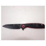Ozark Trail Black/Red Folding Pocket Knife