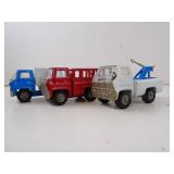 Three Marx Metal Toy Trucks