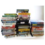 Huge Lot of Train Related VHS & DVD Movies