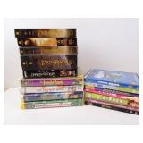Lot of VHS & DVD Movies - LOTR