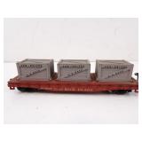U.S. Navy Cargo Rock Island Flat Car HO Scale