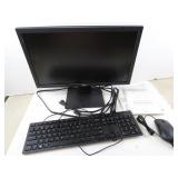 Dell Computer 19" Monitor with Keyboard & Mouse