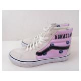 Vans Off The Wall Doomsday Pink Print Kicks Shoes