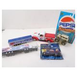 Lot of Pepsi Brand Die Cast Cars & Trailers