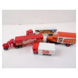 Lot of 4 Die Cast Branded Cars/Trucks - Pizza Hut