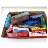Lot of Misc. HO Scale Model Train Cars & Parts  -