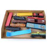 Lot of Misc. HO Scale Model Train Cars & Parts  -