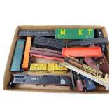 Lot of Misc. HO Scale Model Train Cars & Parts  -