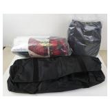 Lot of 3 Storage Tote Bags - Christmas Tree Bag &