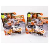 Lot of 2 New Matchbox Working Rigs Malik Dump