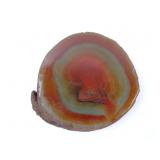 Smooth Agate Specimen Platform  5" Diameter