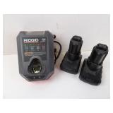 Rigid 12v Battery Charger with x2 Vanon