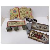 Lot of Misc. Decorative Signage