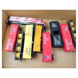 Lot of Misc. HO Scale Model Train Cars & Parts  -