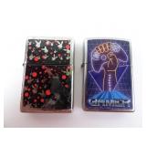 Lot of 2 Zippo Pocket Lighters - Playboy & Gamer