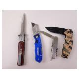 Lot of 4 Folding Pocket Knives