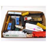 Lot of Misc. HO Scale Model Train Cars & Parts  -