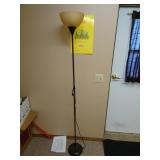 Floor Lamp with Plastic Shade