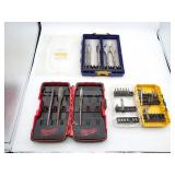 Lot of 3 Partial Sets of Drill Bits