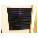 22-Pocket Wall File - Buyer to remove from wall