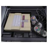 Super Nintendo SNES with Controllers / AC Adapter