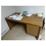 Office Desk with Contents