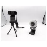 Lot of 2 Webcams