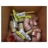 Assorted Pipe Fittings & Valves