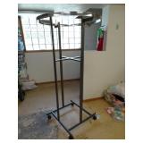 Rolling Rounder Clothes Rack - Missing some