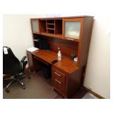 Desk with Contents - 71' Wide