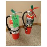 Lot of 2 Fire Extinguishers