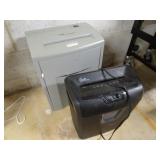 Two Paper Shredders