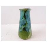 Antique Brush McCoy Onyx Drip Glaze Vase 6.5'