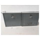Lot of 2 Steel Truck Boxes
