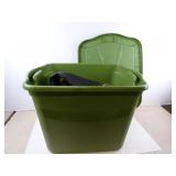 Lidded Tote of Misc. Womens Shoes - Various Sizes