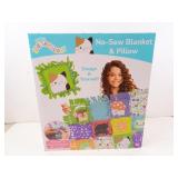 Squishmallows No-Sew Blanket & Pillow Kit in Box