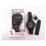 Lot of 2 Digital Watches - One has broken band
