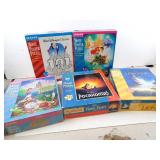 Lot of 5 Disney 300-Piece Movie Poster Puzzles -