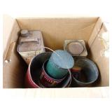 Lot of Misc. Vintage Coffee Tins & Related