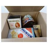 Lot of Misc. Vintage Tins & Related