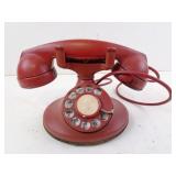 Vintage Western Electric Model 202 Red Desk Phone