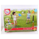 New Play Day 3-In-1 Sports Set in Box