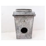 Antique Metal Postal Letter Box