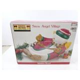 Debbie Mumm Snow Angel Village Nibbler Bowl in