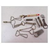 Lot of Vintage Beer Bottle/Can Openers - Blatz &
